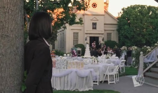 Rory watches from Dean and Lindsay's wedding from afar