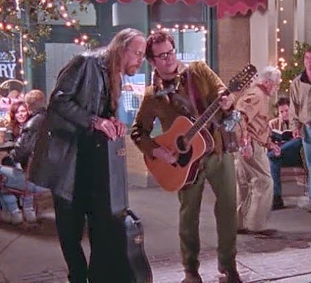 Grant-Lee Phillips as Town Troubador accompanied by Dave (Gruber) Allen as The Second Troubador