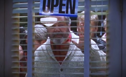 Zombie Taylor leads a horde into Luke's