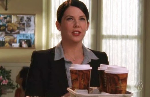 Lorelai accidentally orders three coffees